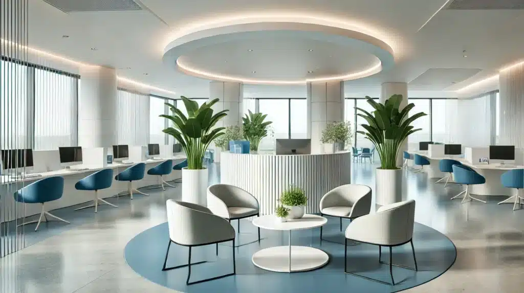 Home 1 Modern office space representing career opportunities at Al Enjaz Group.