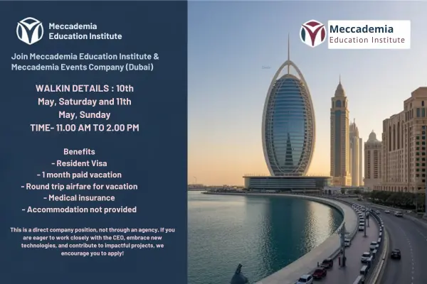 Top 10 Urgent Walk in Interview in Dubai and Across UAE |